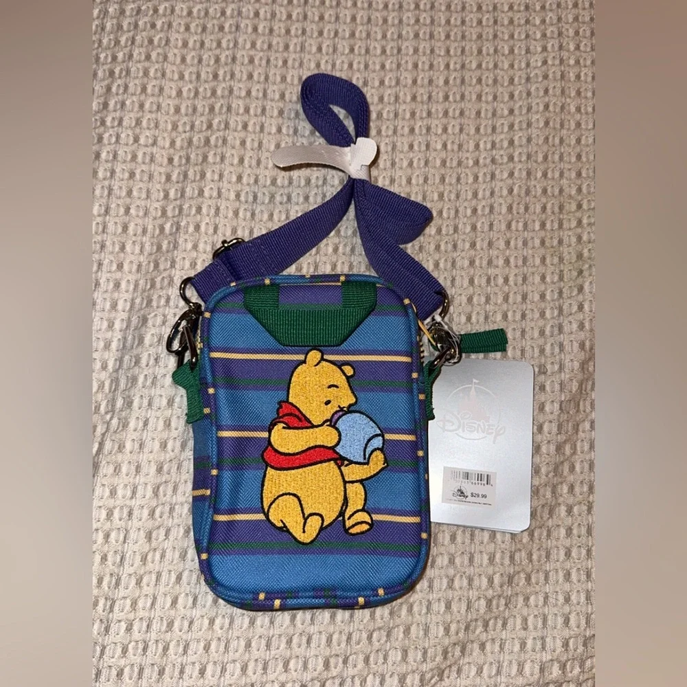 NWT Disney Blue and Yellow Winnie the Pooh Crossbody Bag - Picture 2 of 4